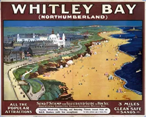 <b class=qtipBold><figcaption>'Whitley Bay', NER poster, 1900-1922</figcaption></b><br>North Eastern Railway poster. <br><em>© Please read our licence terms. All digital images must be destroyed unless otherwise agreed in writing.</em> 'Whitley Bay', NER poster, 1900-1922